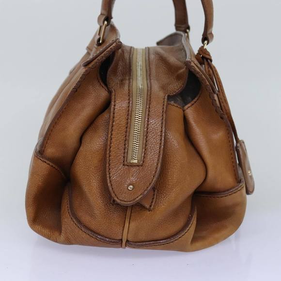 CELINE Shoulder Bag Leather Brown Auth yk12798 - Picture 3 of 16